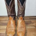 Vintage Tony Lama Mens Tan Shrunken Shoulder 2023 Size 8 D