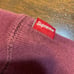 Supreme Box Logo Hooded Sweatshirt burgandy