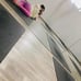 ins high waist peach hip gradient color fitness pants