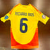 Columbia Home #6 Richard Rios Soccer Jersey