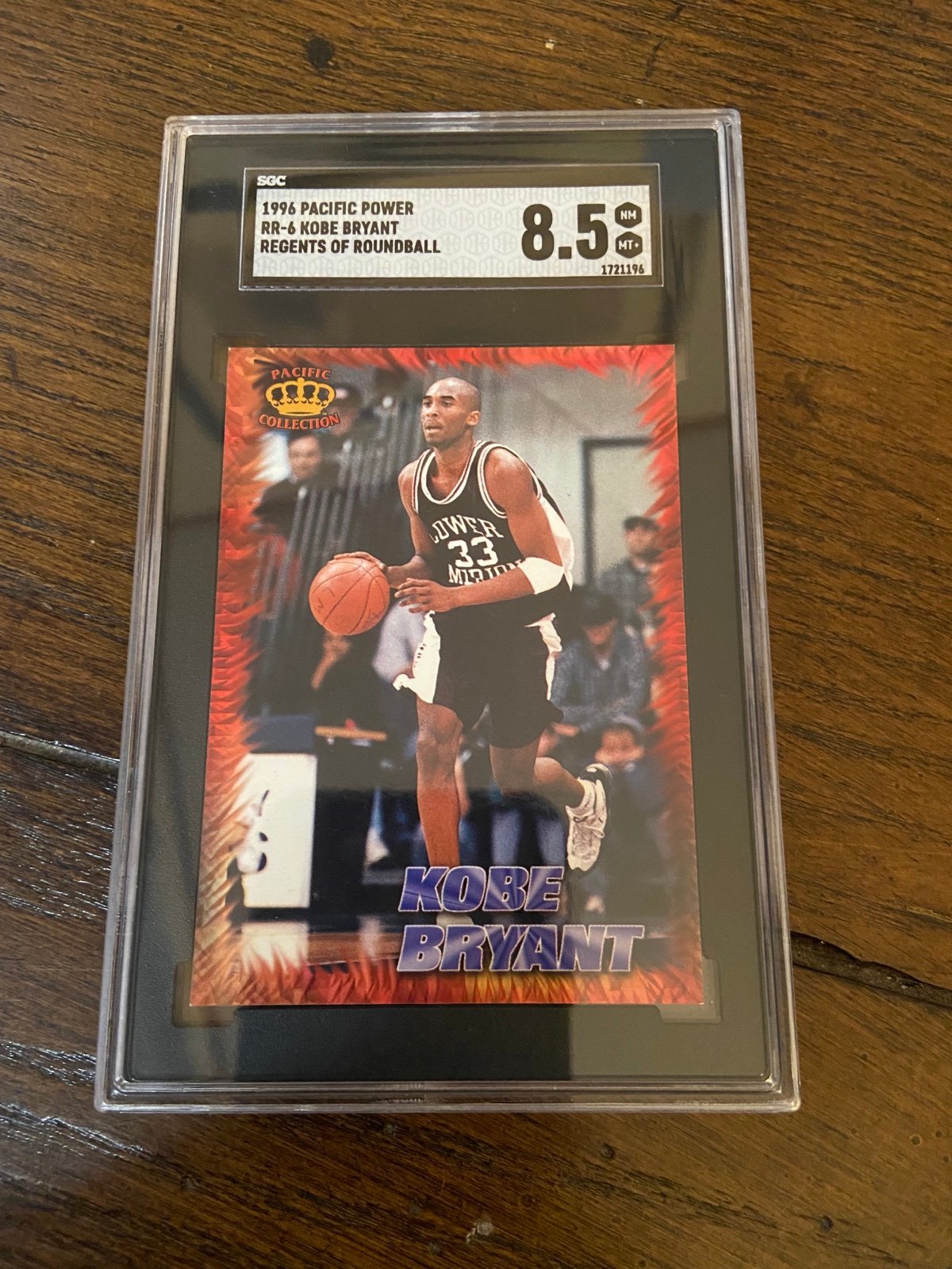 Kobe Bryant RC Pacific Power Regants of Roundball #RR-6 Rookie NM-MT+ SGC-8.5