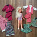 Vtg 1971 Beautiful DINA Doll Ideal Velvet's Friend GROW HAIR DOLL Suntan Outfits