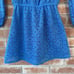 Lilly Pulitzer Lana Off Shoulder Romper Skort Blue Lace Women’s XXS