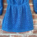 Lilly Pulitzer Lana Off Shoulder Romper Skort Blue Lace Women’s XXS