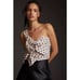 nwt ANTHROPOLOGIE MAEVE sz 14 Bow-Tie One-Shoulder Tank (neutral color)