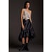 nwt ANTHROPOLOGIE MAEVE sz 14 Bow-Tie One-Shoulder Tank (neutral color)