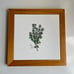Vintage Tile Thyme Wall Art / Table Decor. Nice & Heavy! Stand NOT Included!