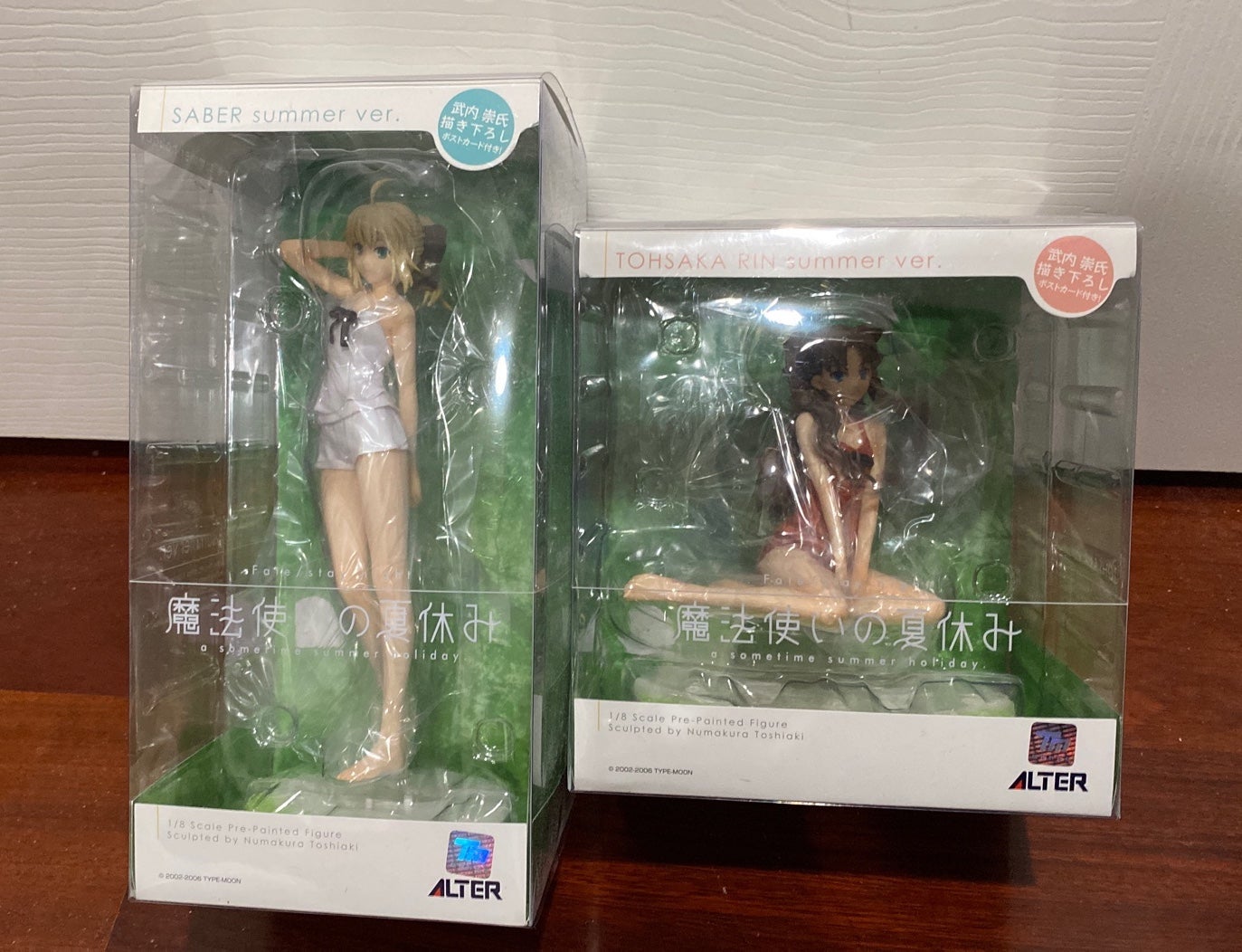 Fate/stay night Tohsaka Rin and Saber Alter 1/8 Figure Set