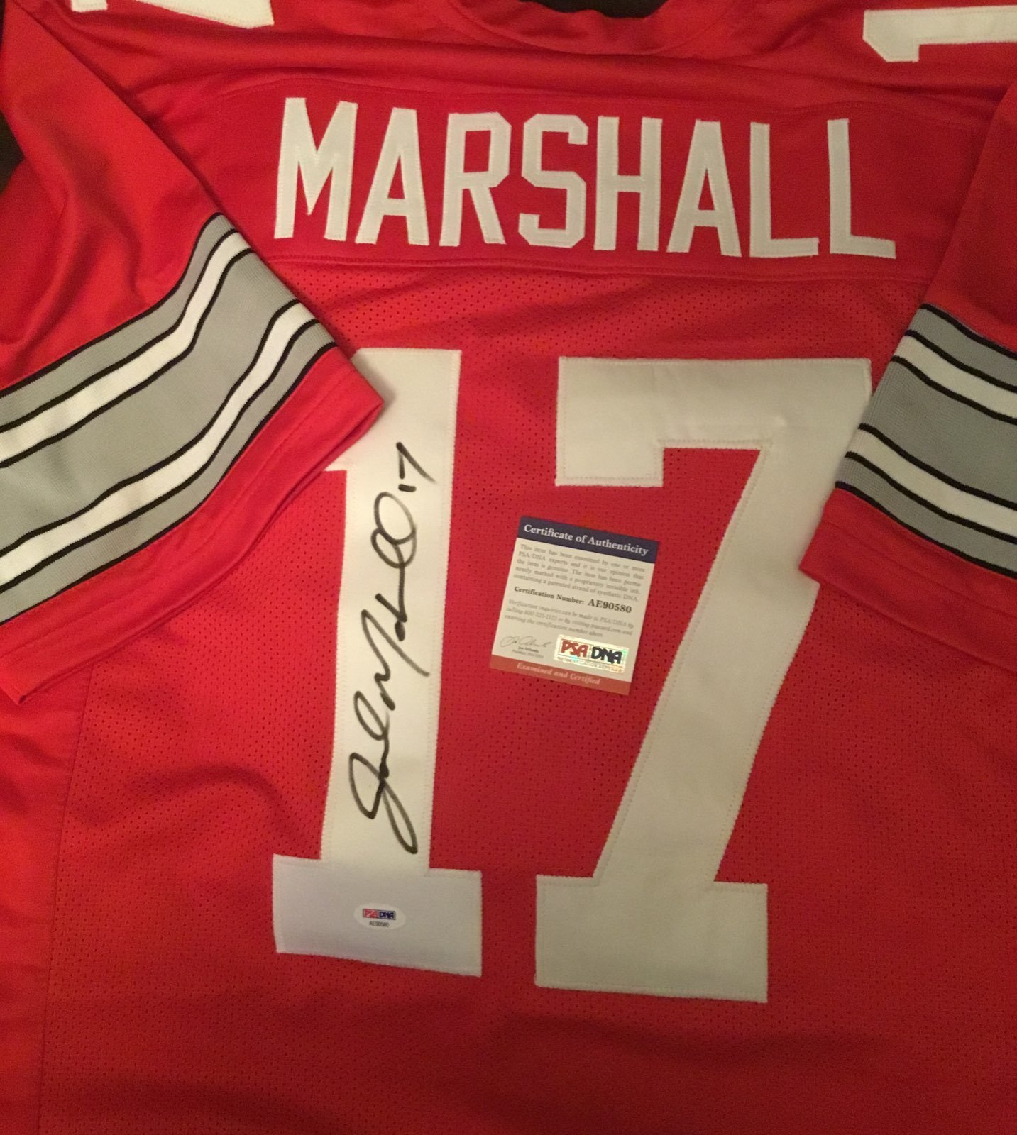 Hand Signed Jalin Marshall
