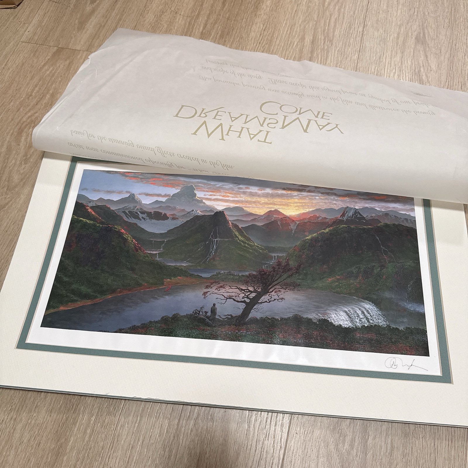 What Dreams May Come Signed Art.Stephen Hannock Print