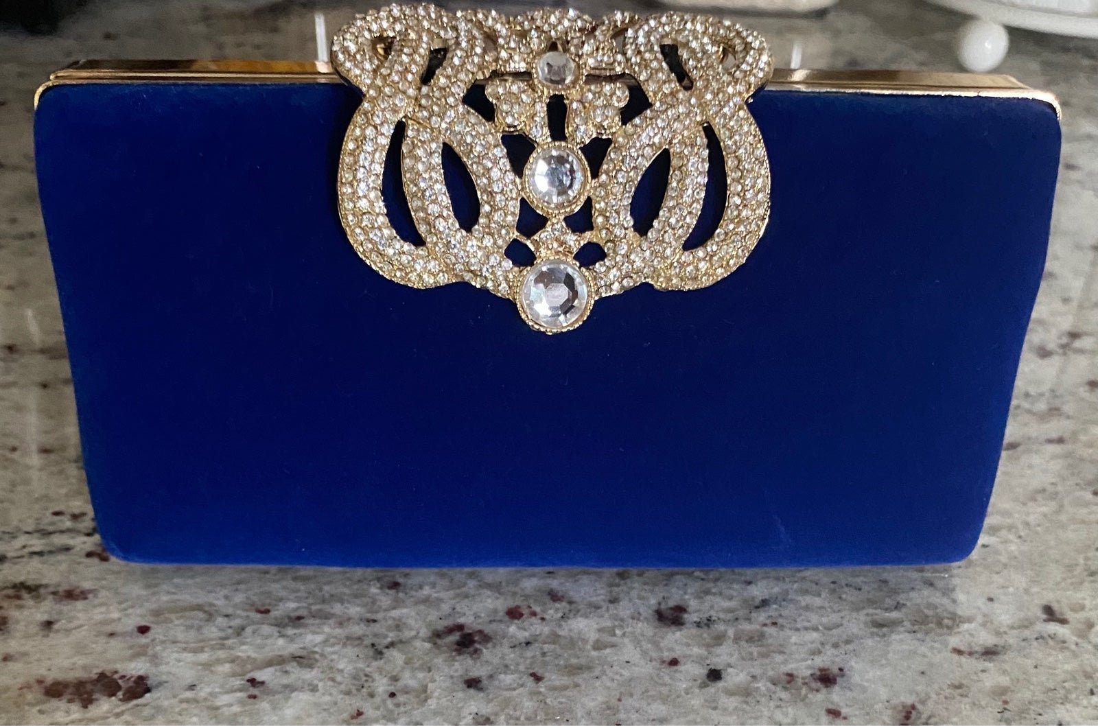 Velvet Diamond Clutch