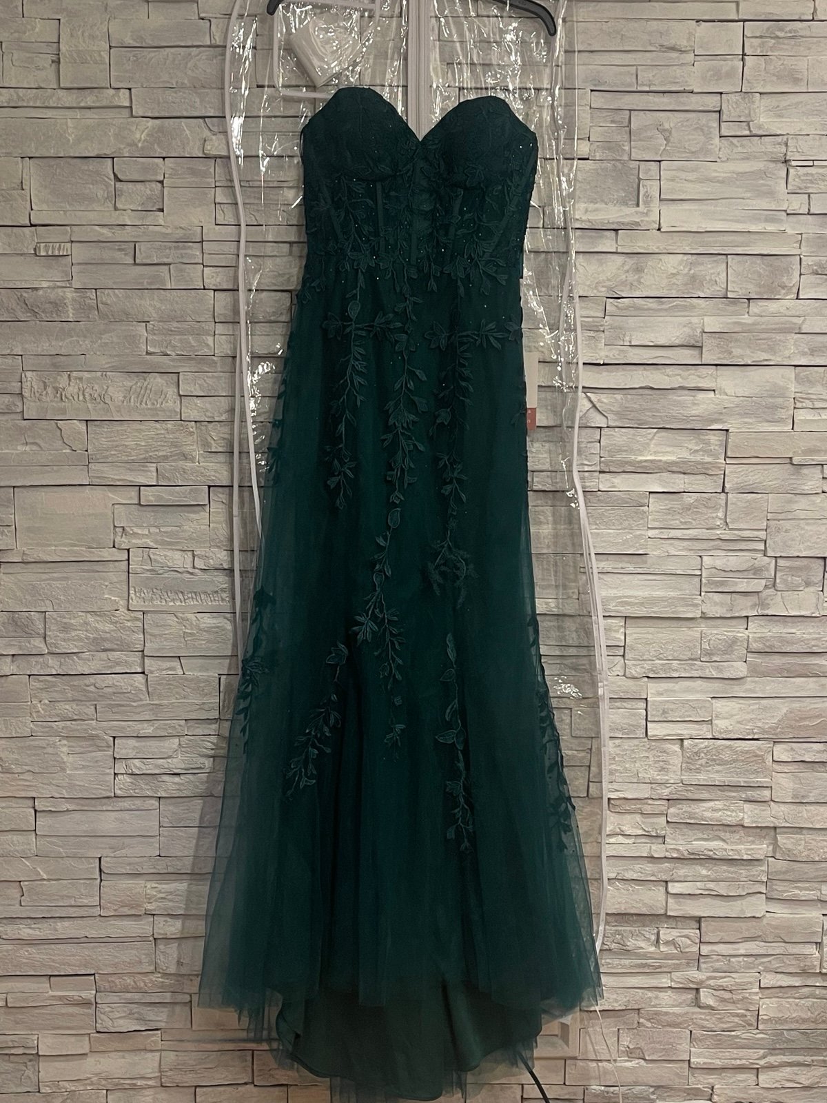 New w/tags-Emerald Green Prom Dress