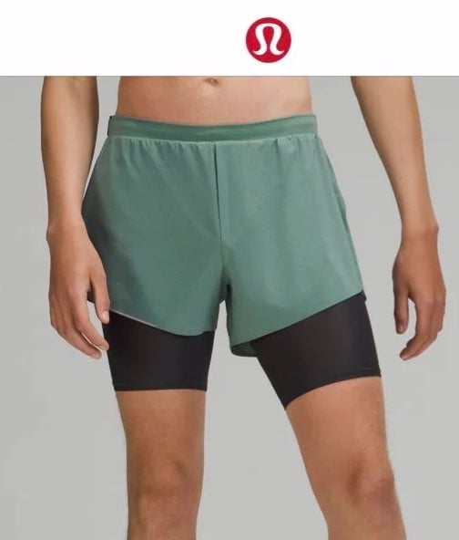 Lululemon lightweight lined run short 4