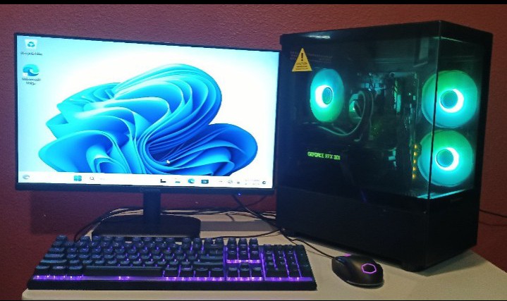 Gaming PC. Intel CPU, Nvidia RTX Graphics, 16gb ram, 1tb ssd, wifi, Windows 11
