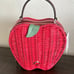 NWT - Kate Spade - Honey Crisp Red Apple Wicker Crossbody Bag