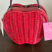NWT - Kate Spade - Honey Crisp Red Apple Wicker Crossbody Bag