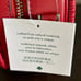 NWT - Kate Spade - Honey Crisp Red Apple Wicker Crossbody Bag