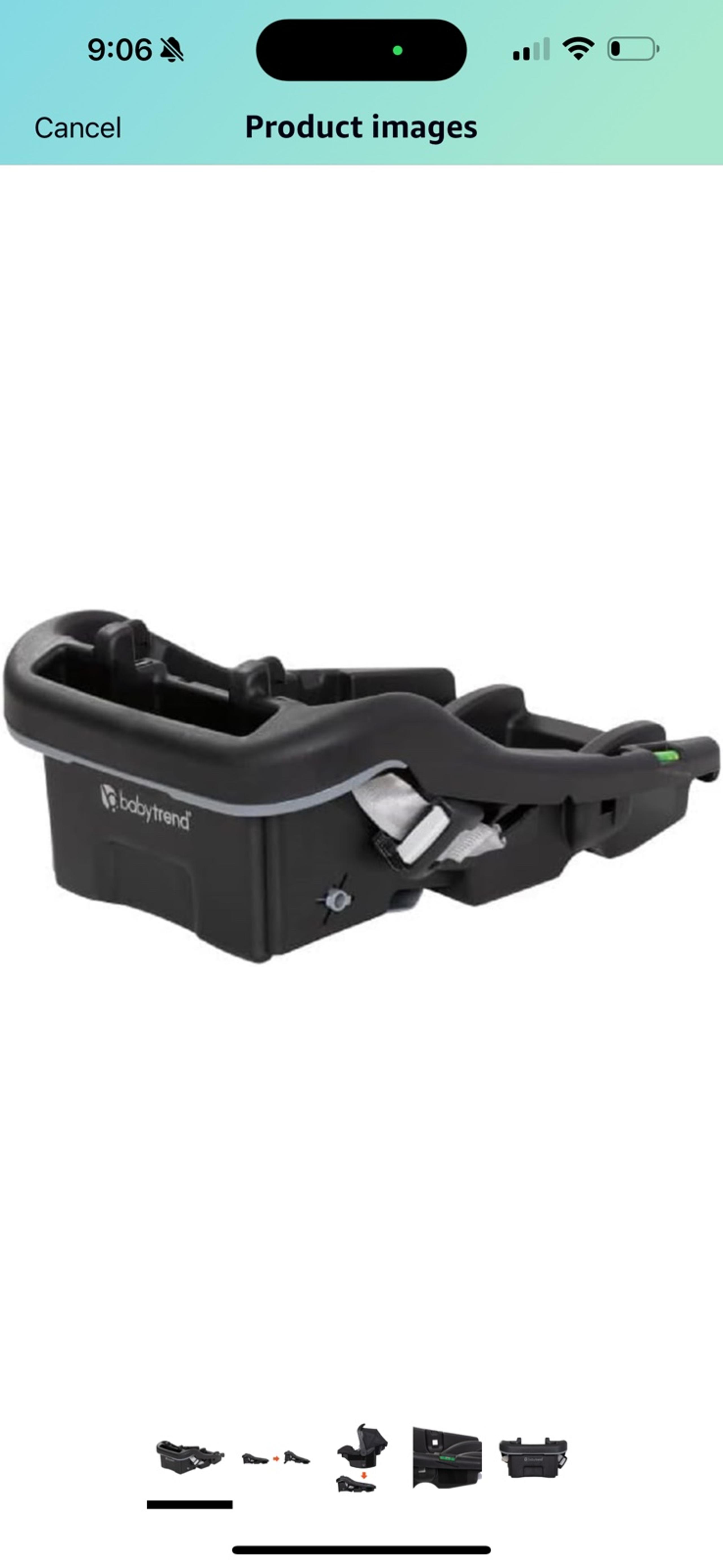 baby trend car seat base