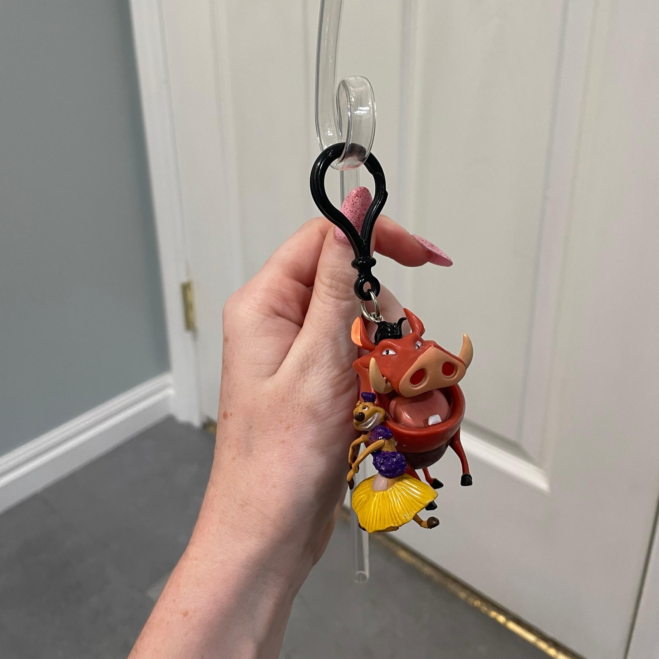 Disney Parks Animal Kingdom Lion King Timon & Pumbaa Straw and clip