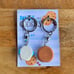 Polymer Milk and Cookies Set of 2 Keychain 3