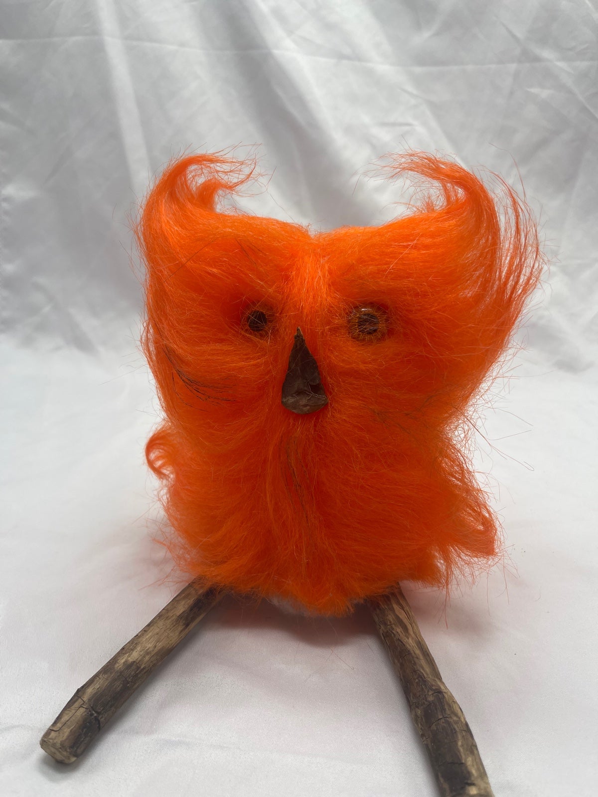 VTG handmade owl on branch