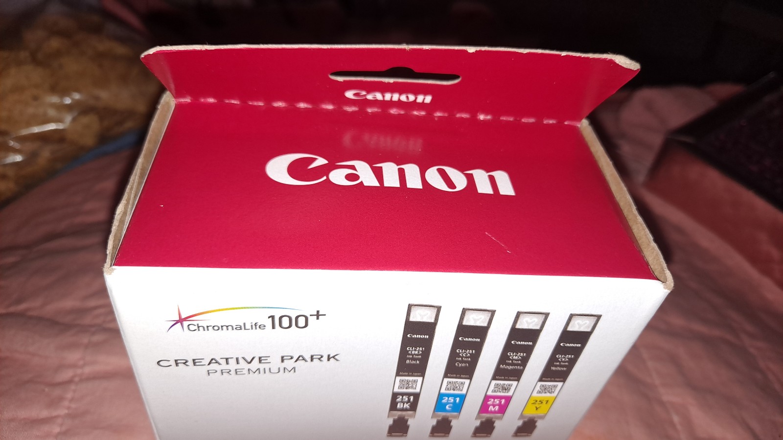COMBO PACK 4-color Genuine Canon CLI-251 BK/C/M/Y PIXMA Ink Cartridges *NEW,