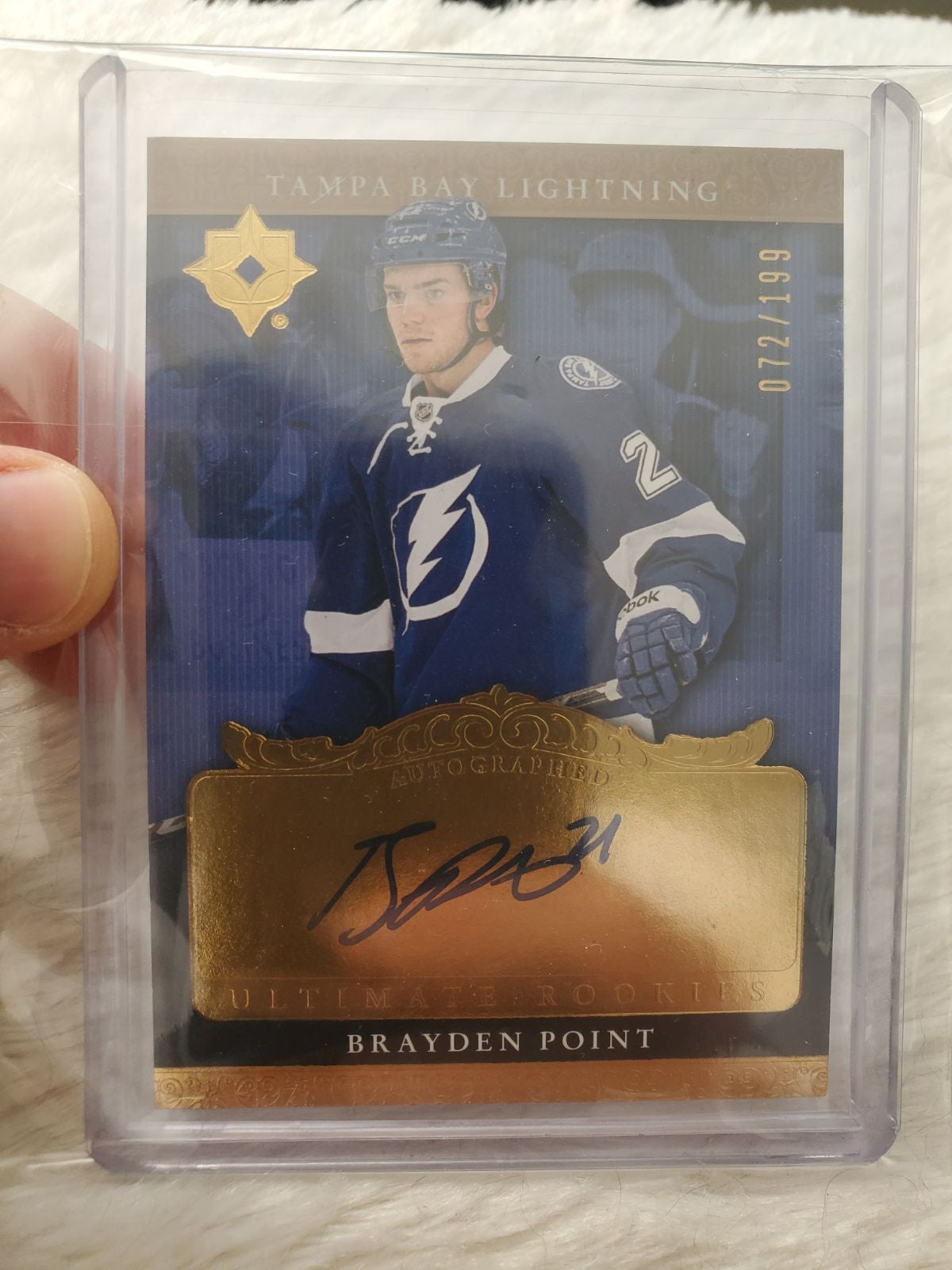 BRAYDEN POINT ULTIMATE ROOKIE AUTO /199
