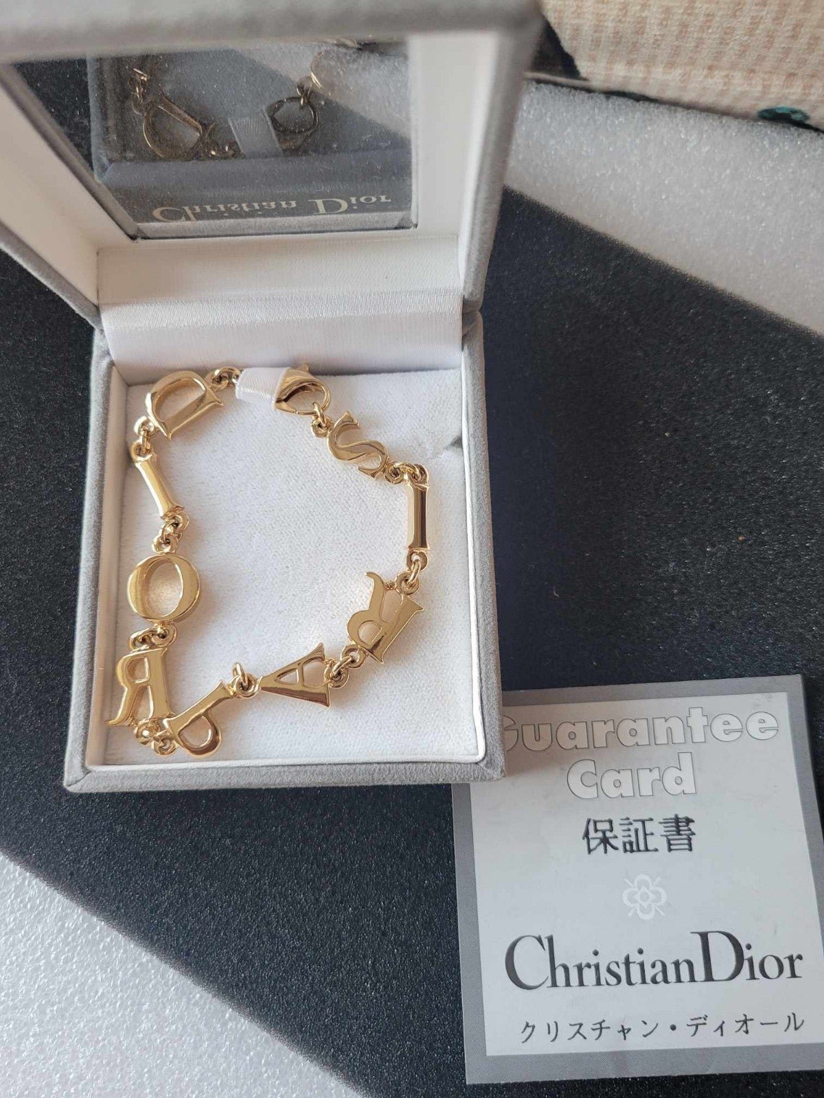 DIOR PARIS Letters BRACELET- USED-( PRE-LOVED )