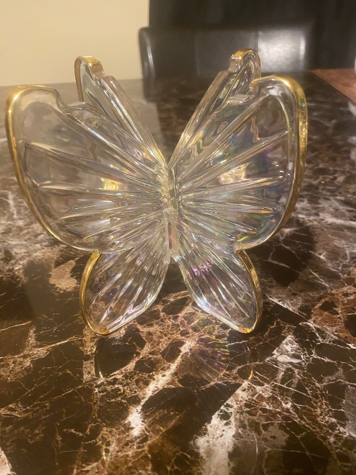 Butterfly candle holder 3 wick