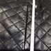 Siena Women's Black Leather Quilted Button Up Jacket Size 14