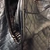 Siena Women's Black Leather Quilted Button Up Jacket Size 14