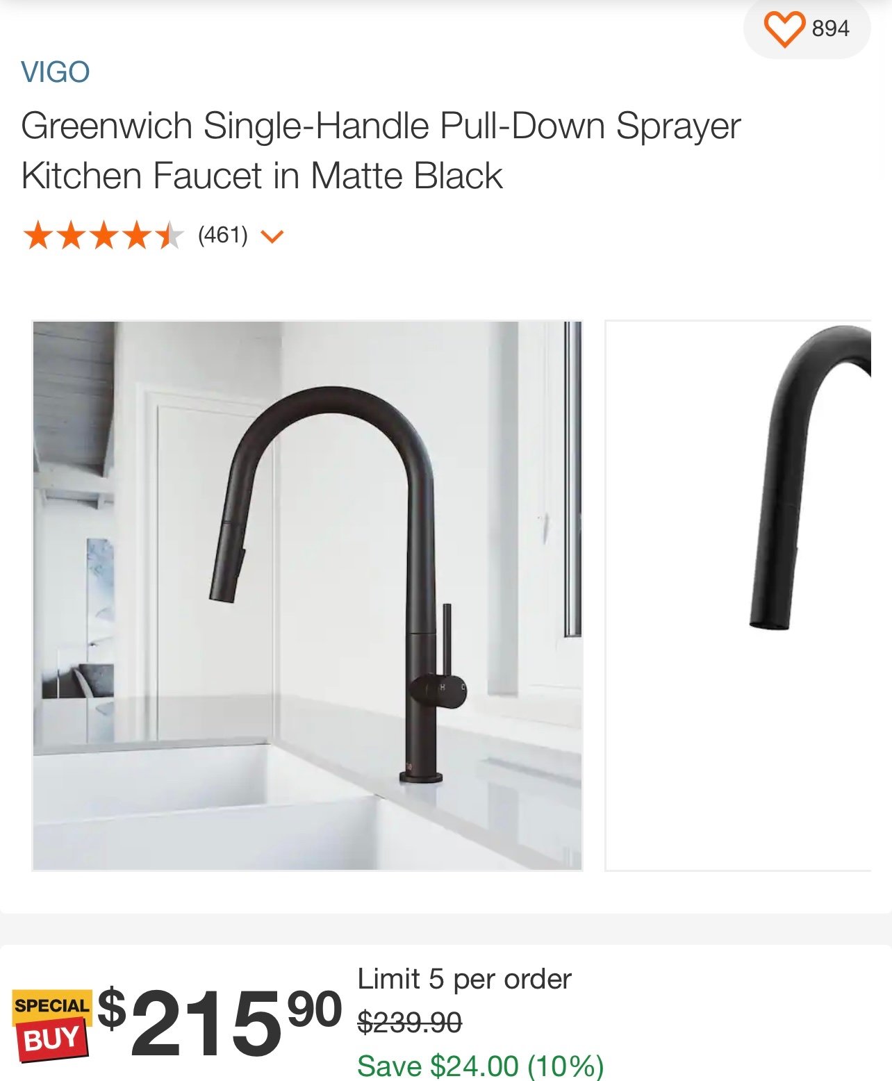 kitchen faucet