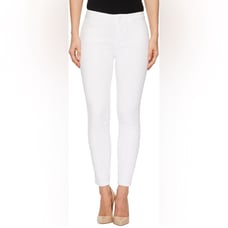 NWT Paige Hoxton High-Rise Ankle White Skinny Jeans Size 23
