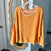 Free People Bardot cropped sweater