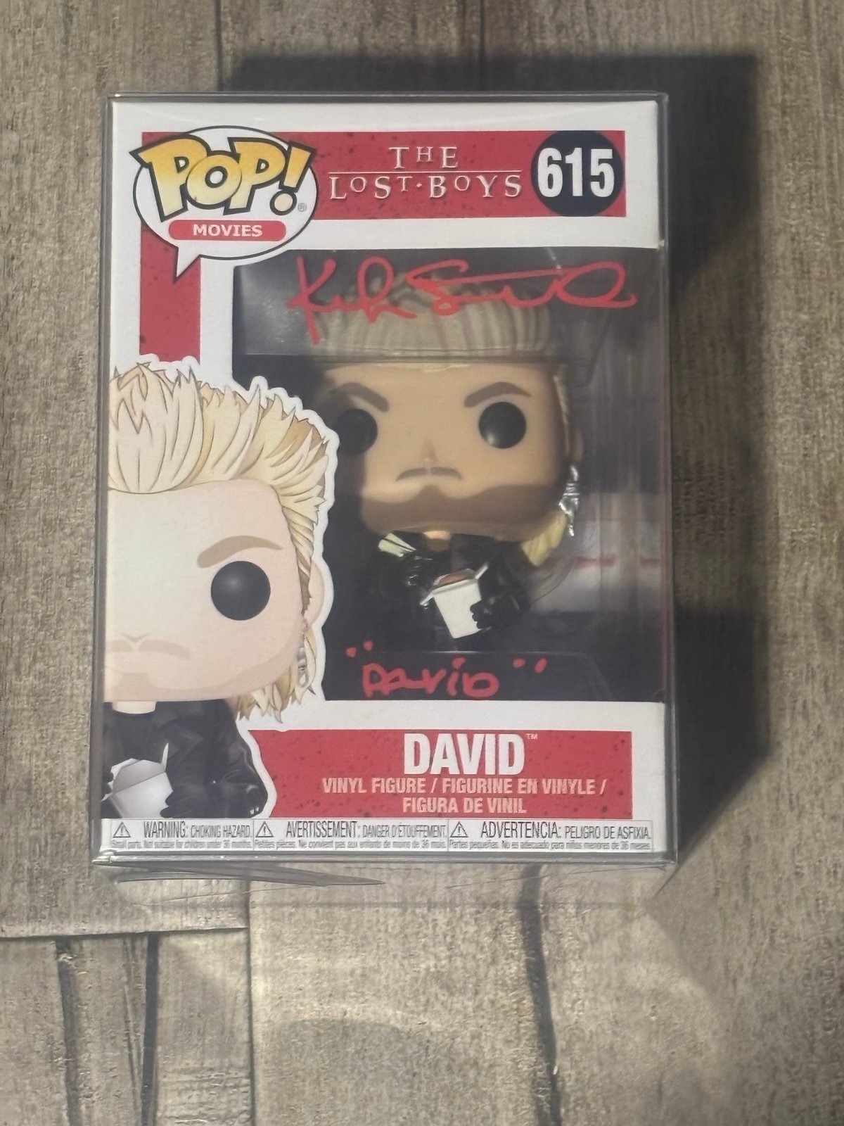 Signed Lost boys David Funko Pop