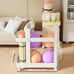 Mat Storage Rack With Wheels, Home Living Room Bedroom Small Trolley -ADWA340