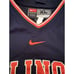 Vintage Nike Illinois Windbreaker Pullover Center Swoosh Logo Navy Size XL