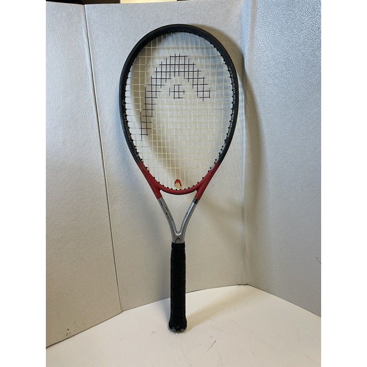 HEAD Ti S2 Xtralong 4 3/8 Grip Titanium Tennis Racquet - Black Red - No Case