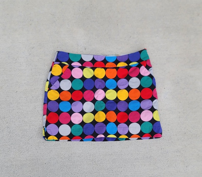 Loudmouth Ladies Skort Polka-dot Sz 4