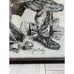 Jim Daly Original Framed Sketch | Vintage Artwork | Racing Scene | 20 x 15