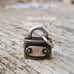 James Avery Silver and Bronze Lock