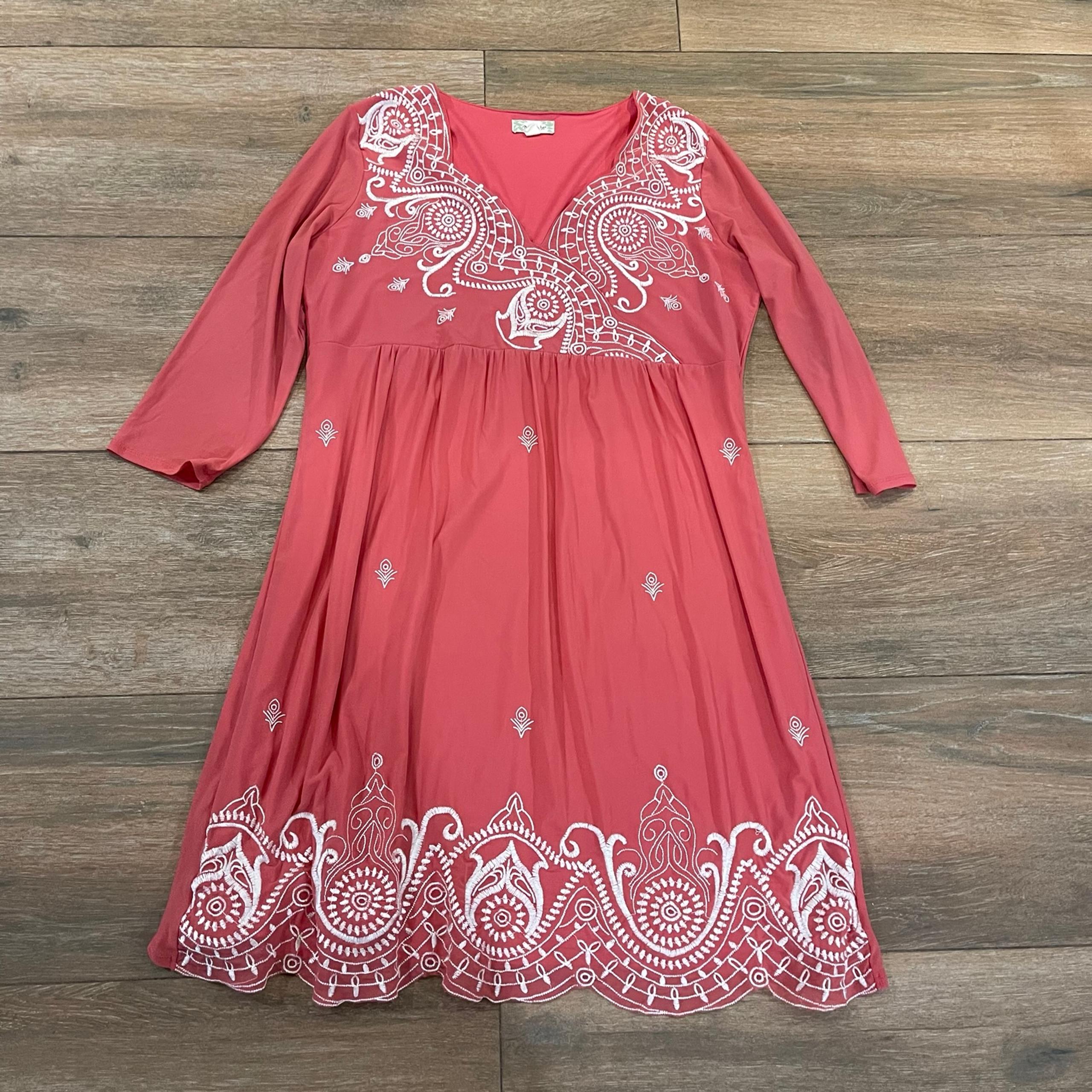 Nuture Womens Pink Dress Size Large