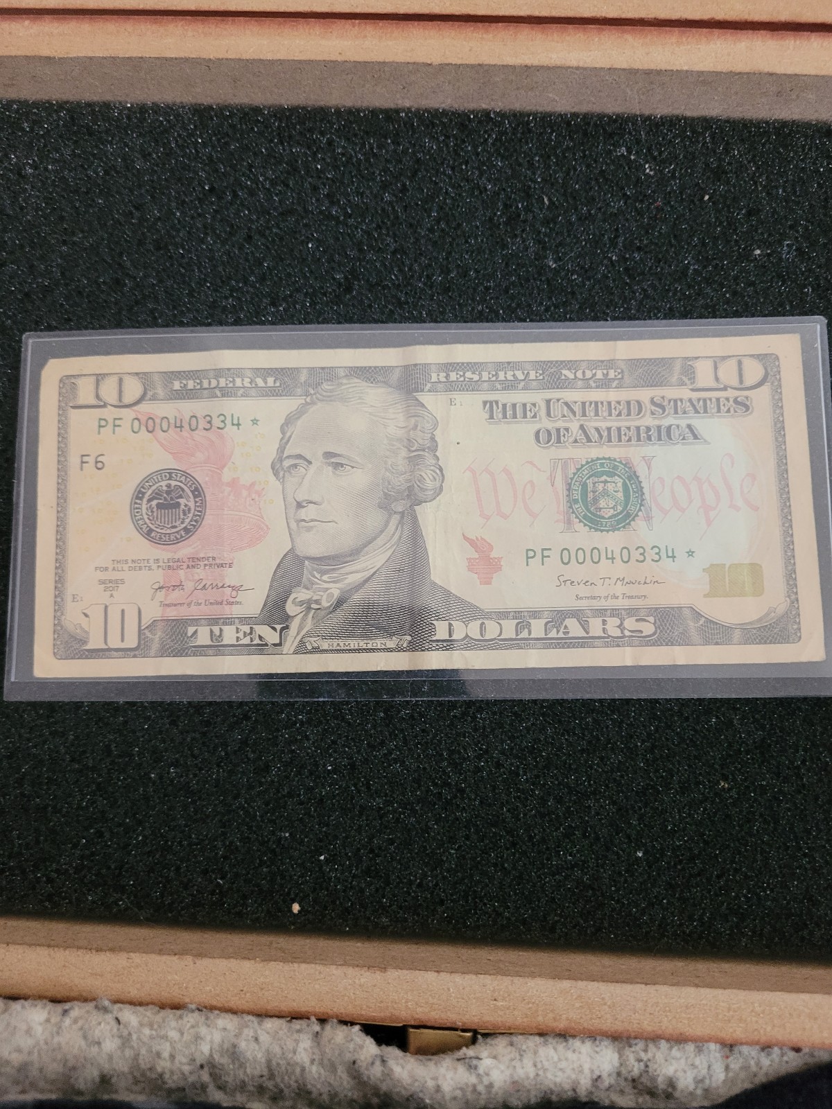 10 dollar Trinary Star Note