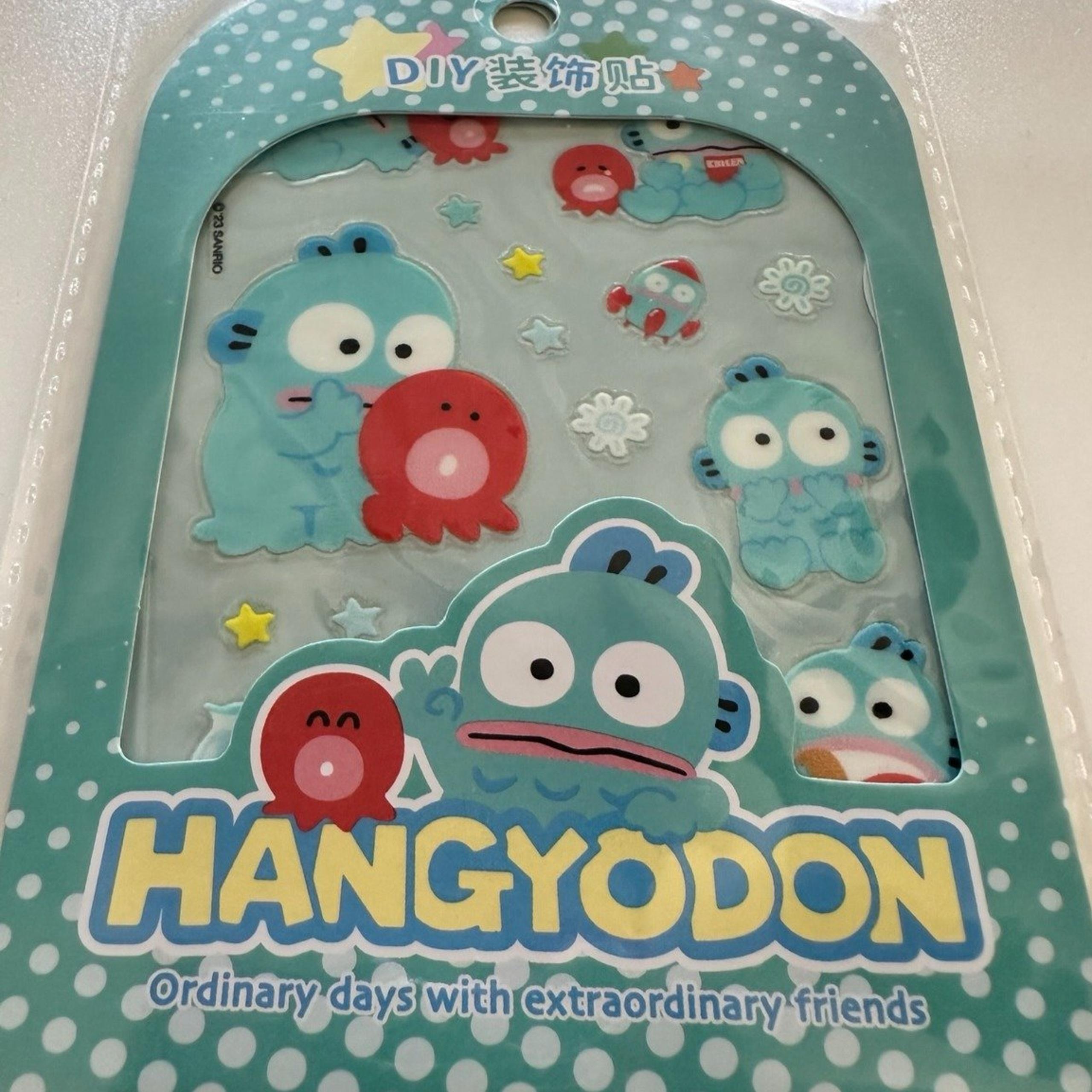 Sanrio HANGYODON Ordinary Days with Extraordinary Friends Stickers - 18 pcs.