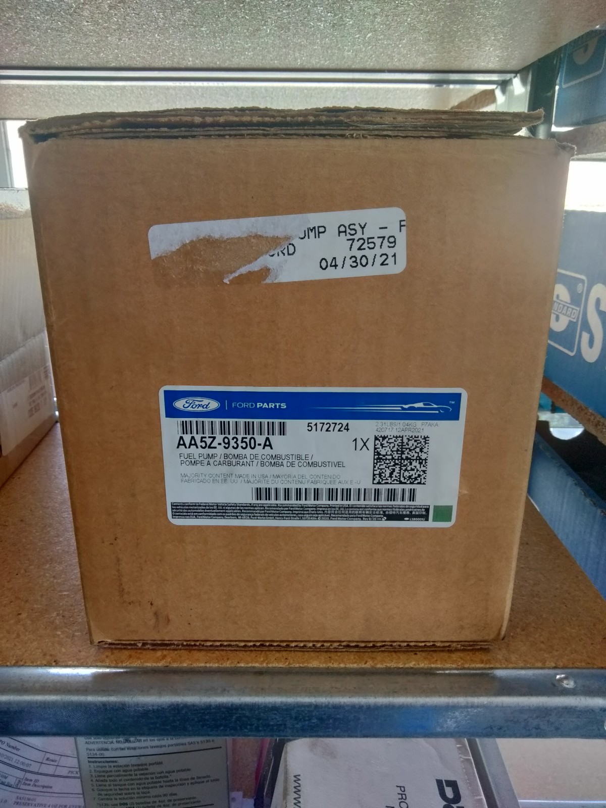 New Ford Fuel Pump AA5Z9350A