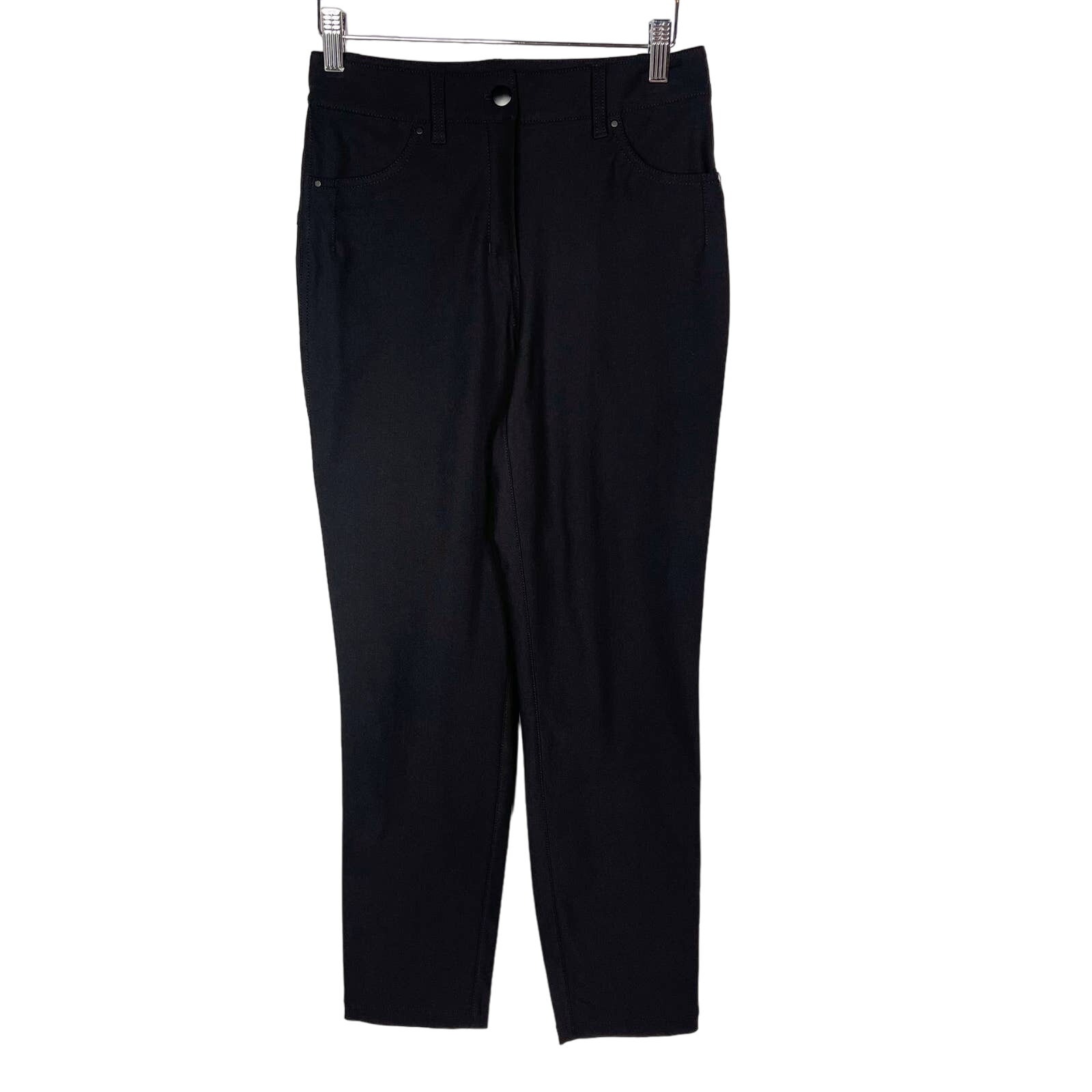 Lululemon Womens 4 Black City Sleek 5 Pocket 7/8 Pants High Rise Warpstreme