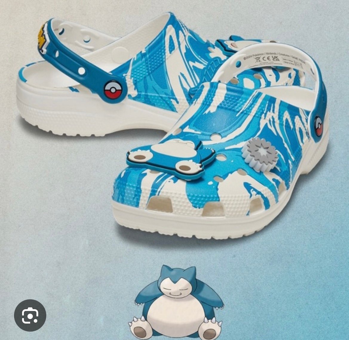 Crocs Pokémon snorlax Sz 8 men