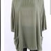 10- CUT LOOSE NuGrey Crushed Velvet Tunic SALVIA Top