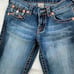 True Religion dark blue denim rainbow joey jeans women's size 25