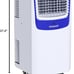 Honeywell 9,000 BTU Portable Air Conditioner for Bedroom, Living Room